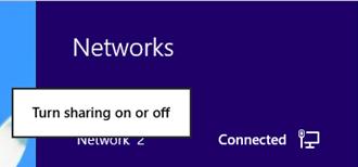 For Windows 8, click the network icon ( ) in the bo