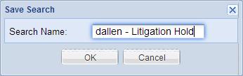 Example 2. Create a Litigation Hold (Auditor Role Only).