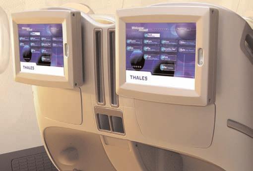 THALES, A LEADING SUPPLIER OF INFLIGHT ENTERTAINMENT SYSTEMS TO WORLD AIRLINES Today, the company installs its advanced IFE system on virtually all aircraft type.