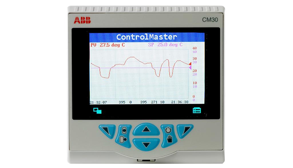 CONTROLMASTER CM30 UNIVERSAL PROCESS CONTROLLER 1/4 DIN DS/CM30-EN REV. Q 5 Powerful operator display The CM30 features a full-color 9 cm (3.5 in.
