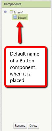 Initializing components Once a component has been placed, its