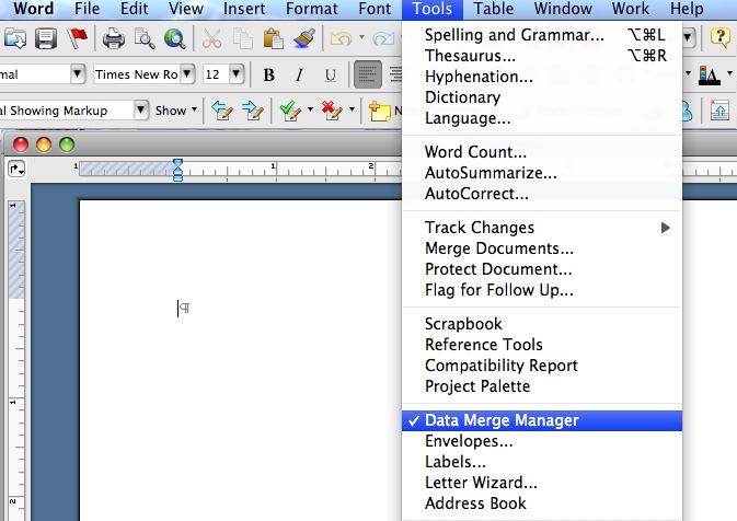 III. Set Up Labels in Microsoft Word 1. Open Microsoft Word to a new, blank document. 2.