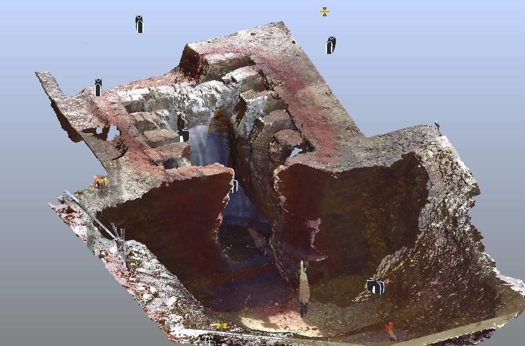 Rudorfer The benefit of Terrestrial Laser Scanner for archaeology The first project was the scanning of two Roman kilns, that means ovens for hardening bricks.