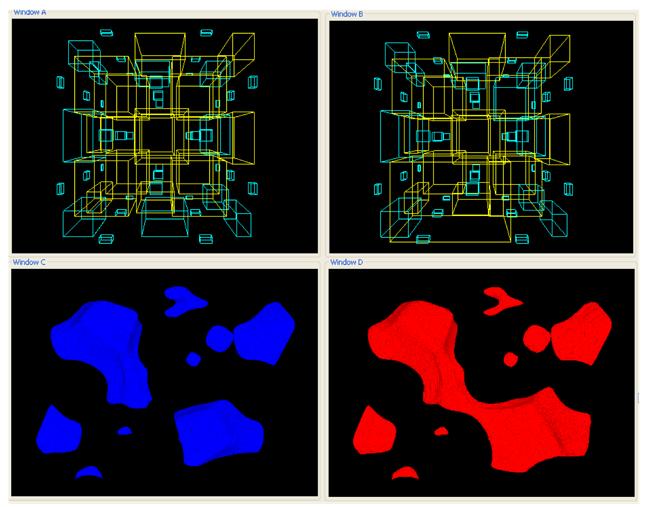 On the Fly Isosurface Extraction Do not assume data coherency Use simple shapes (bounding boxes) to represent components from both datasets