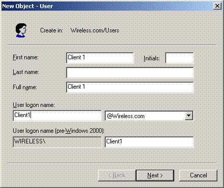 3. In the New Object User dialog box, type a password of your choice in the Password and