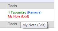 Enter the note to be added to the document then click on the Save My