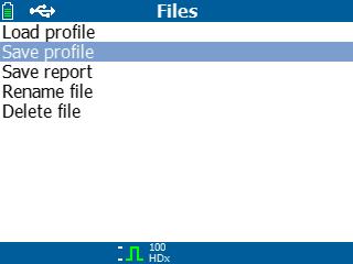10. Save a Profile A profile allows you to save your LinkRunner AT