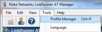 13. Backup your Profile In the LRM menu bar, click on Tools, then Profile Manager In the Profile