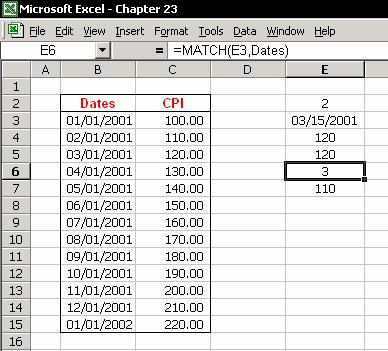 Chapter 23: Using Functions and Objects to Extract Data 366 To find an exact match, enter False in the fourth argument.