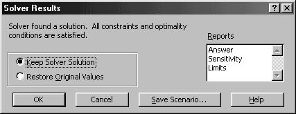 Click Add; the Add Constraint dialog box appears. Adding constraints: a. In the Cell Reference box, enter the address of the cell in which Solver will insert the new value.