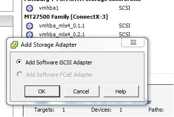 4.4.4 Adding iscsi Storage Adapter 1.