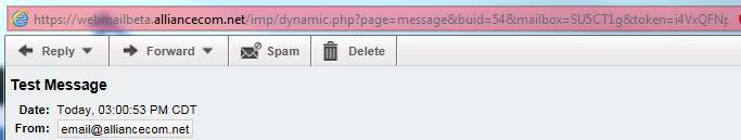11 Note: It is also possible to open a message in a new window. 1. Preview the message in the reading pane. 2.