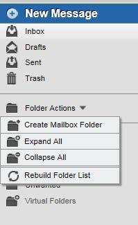 Drag the message to the new folder that you created without letting up on the mouse button. d.