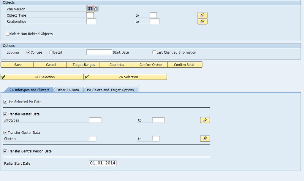 Figure 41: Transfer of PA and PD Data for SAP ERP HCM (Expert) 2.