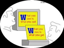WYSIWYG WYSIWYG ( /ˈwɪziwɪɡ/ WIZ-ee-wig)is an acronym for What You See Is What You Get.