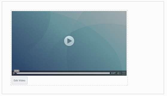 To upload video use the Edit Video button to access the editing screen or if using the HTML5 template click on the Video Upload text.