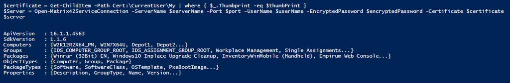 5. Test the https connection with Powershell Run an Powershell ISE Editor as Administrator and copy and paste the following lines into the window: Set ExecutionPolicy Unrestricted
