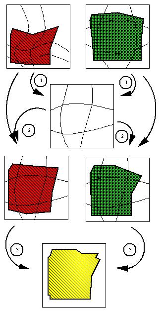 Coordinate Grid Approach Interpolate vertices to get intermediate