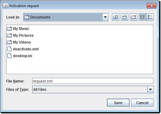 This file can be later used on a computer with access to the NXP site to activate your copy of S32DS Vision v2.0.
