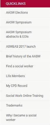 Using the Record Logging On To access the Record, log in to the AASW Website using your membership number: Then Follow one of these steps to access the online record: From the My Account screen,