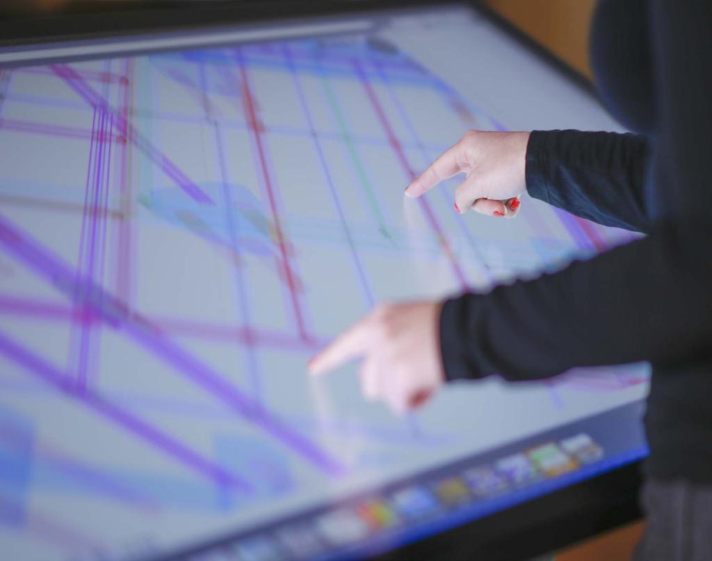 The Drafting Table is a complete ruggedized 4K Ultra HD multitouch table.