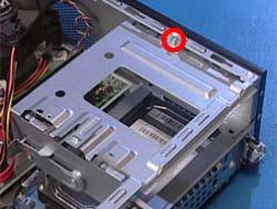 The 3.5-inch hard drive is located under the optical drive. To remove the hard drive: 1. Prepare the computer for disassembly (Preparation for Disassembly on page 87). 2.