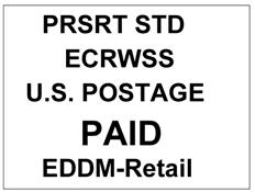 EDDM-Retail Standard Mail Flats 140 Physical Standards (101.2.1) Prices and Fees (143.1.0) Content (143.2.0) Eligibility Standards (143) Postage Payment and Documentation (144) Maximum weight: 3.