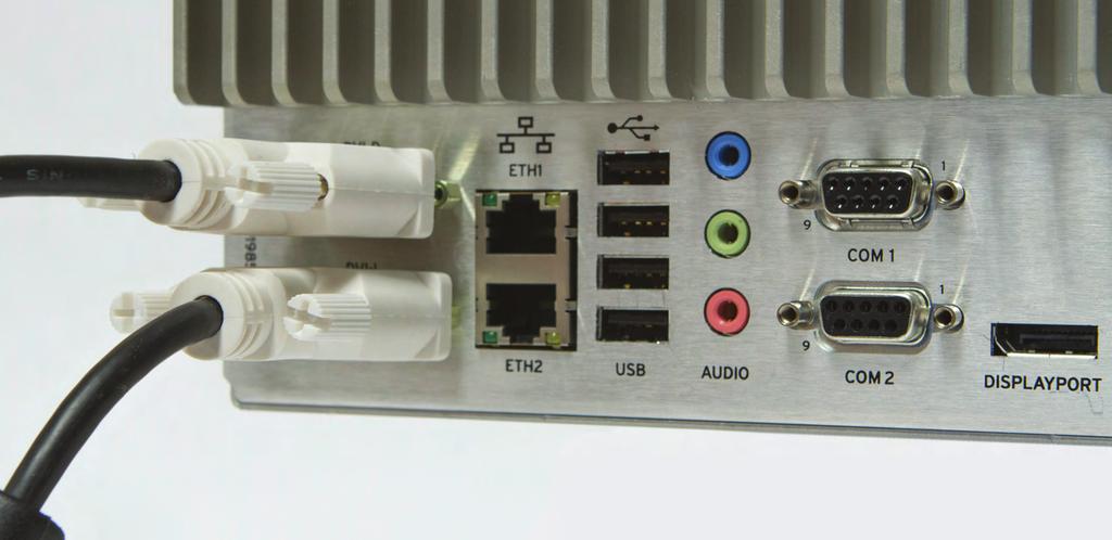 7 NOTE: You can use a DVI-to-VGA adapter with the DVI-I. Figure 7 Dual DVI Connections NOTE: You can use a DVI-to-VGA adapter with the DVI-I.