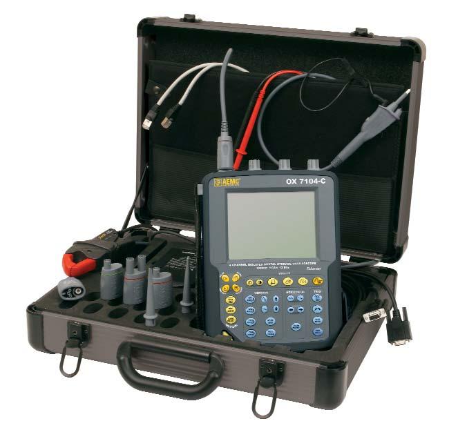 ORDERING INFORMATION CATALOG NO. Portable Oscilloscope Model OX 7102-C (Two 100MHz, Color)............................................. 2124.