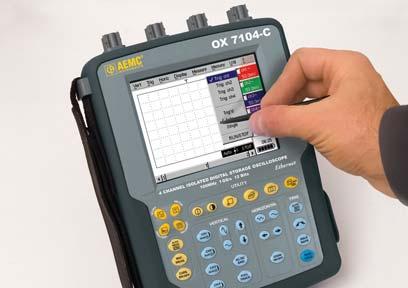 AEMC Instruments, a world leader in electrical test and measurement instruments, proudly introduces the first self-contained portable four-isolated-channel oscilloscope on the market rated at 600V