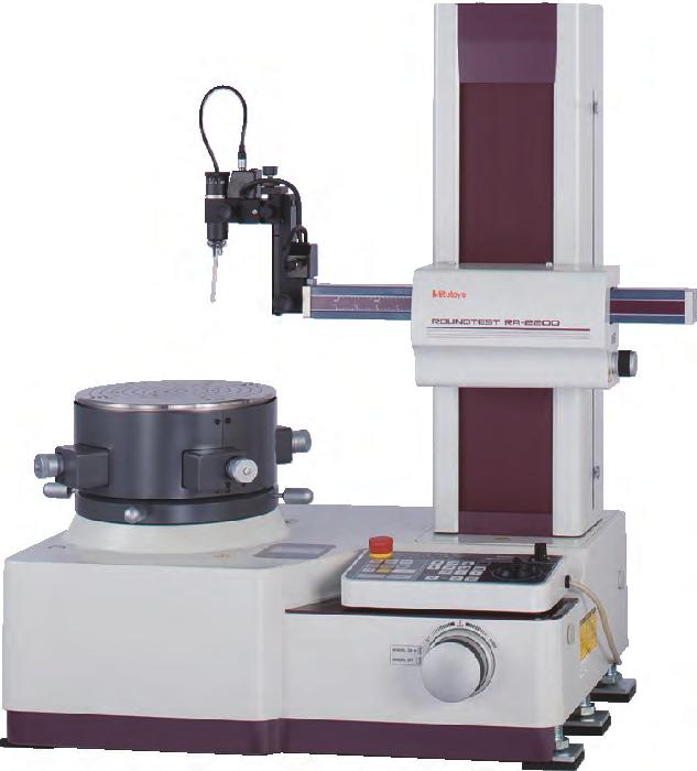 Roundtest RA-2200 Turntable Rotational accuracy Rotational speed Max. probing Ø Max. workpiece Ø Max. turntable loading [kg] Leveling range ±1 Centering range Vertical column Max. probing height Max.