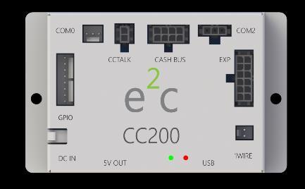 CashControl Series Smart Hubs e2c s CashControl (CC) series Smart Hubs provide simple integration of complex payment peripherals into unattended machines,