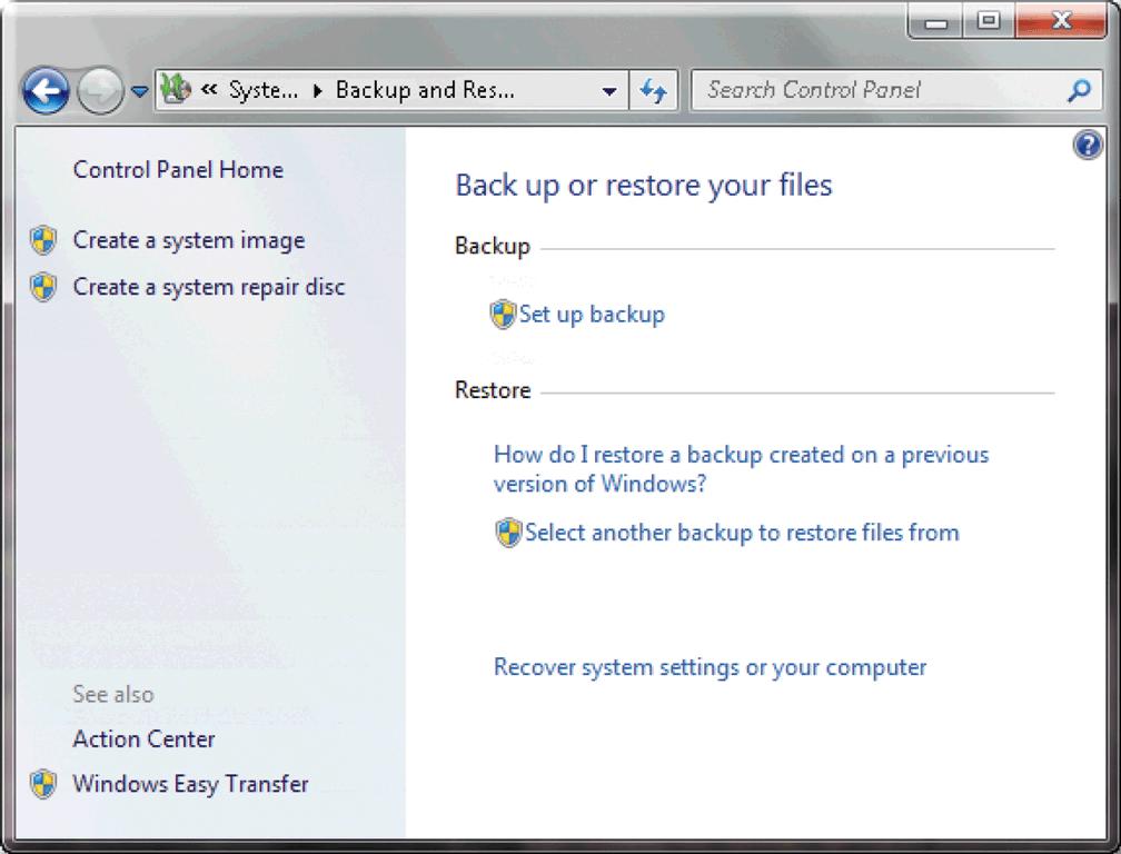 Utility Programs A backup utility allows users to copy files to another storage medium A