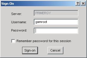 Onboard SCSI RAID User s Guide 3.2 Starting and Exiting GAM This section explains how to start and exit GAM. 3.2.1 Starting To start GAM, click [Start] [Programs] (or [All Programs] on Windows Server 2003) and [Mylex Global Array Manager Client] in this order.