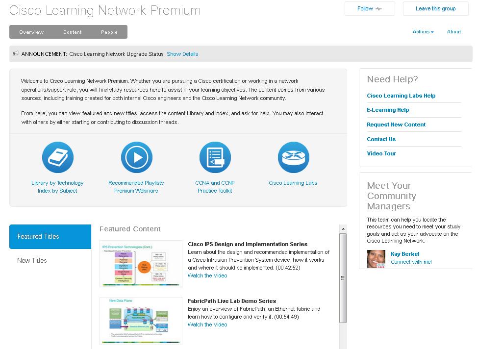 Cisco Learning Network Premium 800+