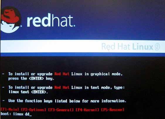 2.1.3 Red Hat 9.0 The Adaptec 7902W or SCSI RAID controller in a Red Hat 9.