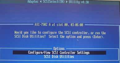 SCSI bus can support up to 15 devices and the controller