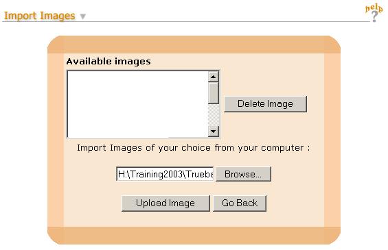 Module 4 Site Editor 3. Locate your image files and select the image to import.