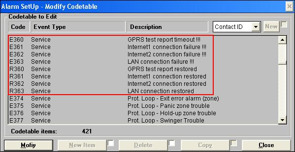 After connecting to the server, the GPRS device informs the server about the set GPRS test report timing and user ID, respectively sends the first GPRS test report (alive test signal).