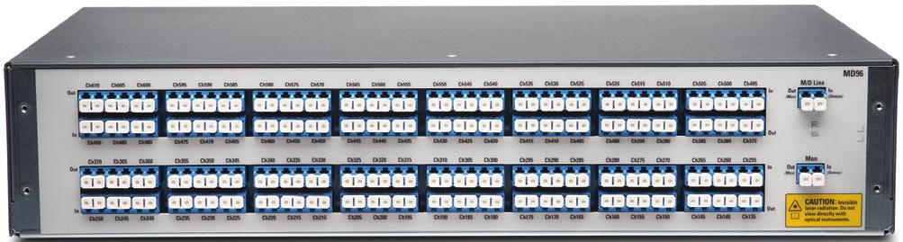 Figure 5: TCX1000 Inline Amplifier (ILA) Figure 3: Juniper Networks BTI7800 96-Channel Fixed Multiplexer Colorless multiplexing: The TCX1000 provides two solutions for colorless and flexible grid