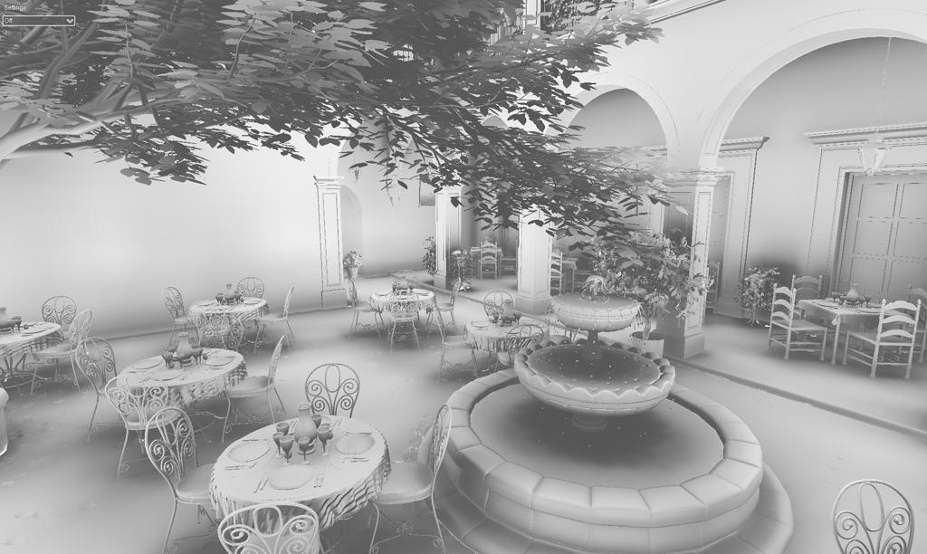 Ambient Occlusion Scene model courtesy of Guillermo M.