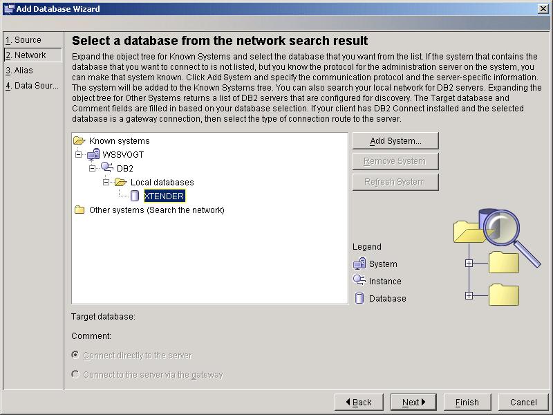 Figure 42 IBM DB2 Add Database Wizard - Select How You Want to Set Up a Connection Page 3.