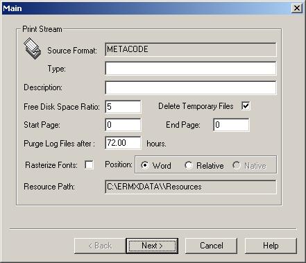 Configuring Print Stream Types Note: Before you can use the AppXtender Reports Mgmt Print Stream Processor to process the set of print stream files represented by the new print stream type, you must