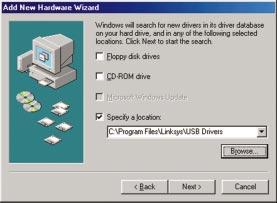 The installation procedure for the network driver will vary depending on which operating system you are using on your computer.