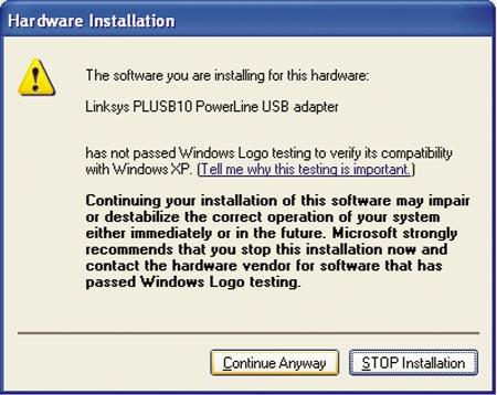 Windows XP Instant PowerLine TM Series 1.