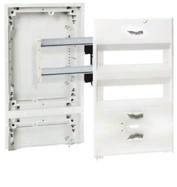 Basic version UK500BN without trim frame and doors Flush-mounted consumer units UK500BN, IP30 -, ; * I n up to 63 A Consumer unit DIN VDE 0603-1, DIN 43871 Available in 1 up to 4 row versions as