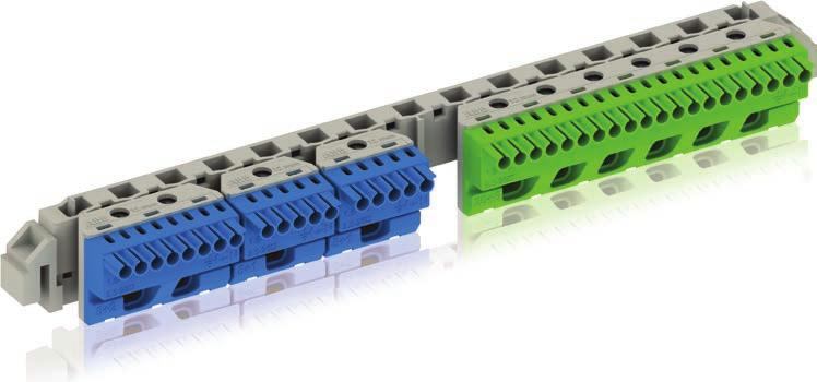 You can connect individual Quick-terminals with connecting bridges and remain in compliance with the technical requirements of IEC 60364-4-41 and DIN VDE 0100 Part