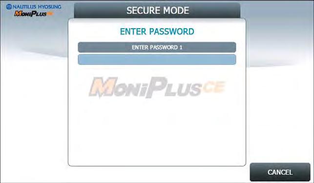 5. Operator Function 5.9.1 KEY MANAGEMENT START SCREEN Enter the PASSWORD 1 and PASSWORD 2 to execute KEY MANAGEMENT. (Default PASSWORD 1 is 000000.