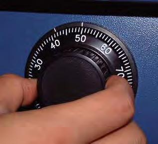 3) Turn to the counterclockwise and stop at 50 at the second times. 4) Turn to the clockwise until the dial does not move any more.