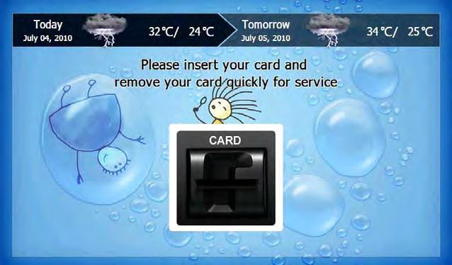 7. Appendix 7.7 Weather Service Guide ATM from the idle screen, a feature that will display weather information.